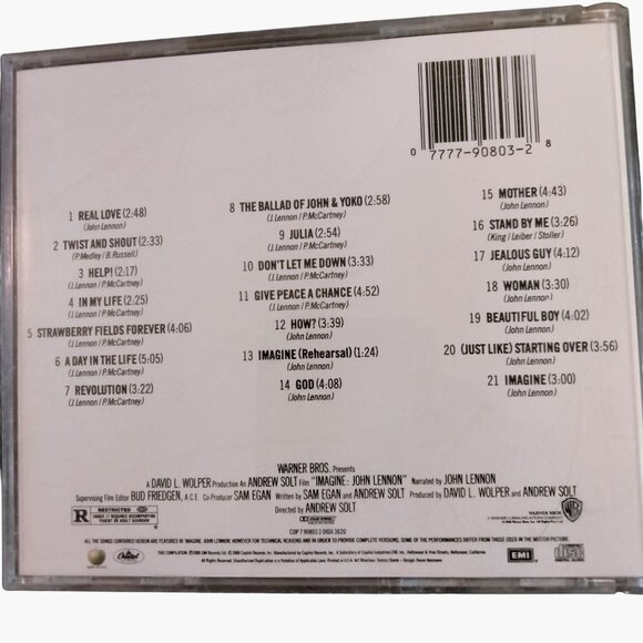 Imagine John Lennon Soundtrack Stage Pop Rock CD - Picture 5 of 5